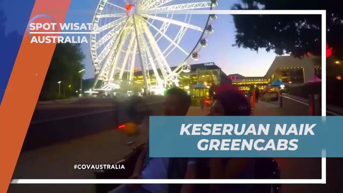Sensasi Seru Naik Greencabs, Transportasi Seperti Becak di Australia
