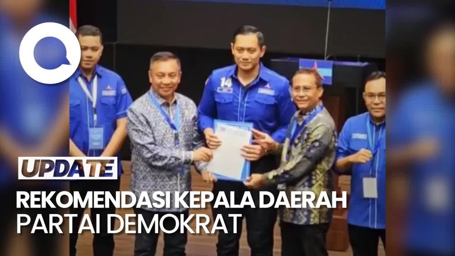 Partai Demokrat Serahkan 116 Surat Rekomendasi ke Calon Kepala Daerah