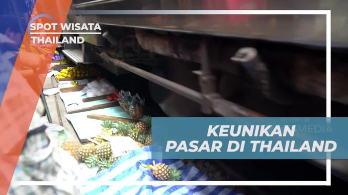 Butuh Kewaspadaan Tinggi Saat Berkunjung ke Pasar Rel Kereta Thailand