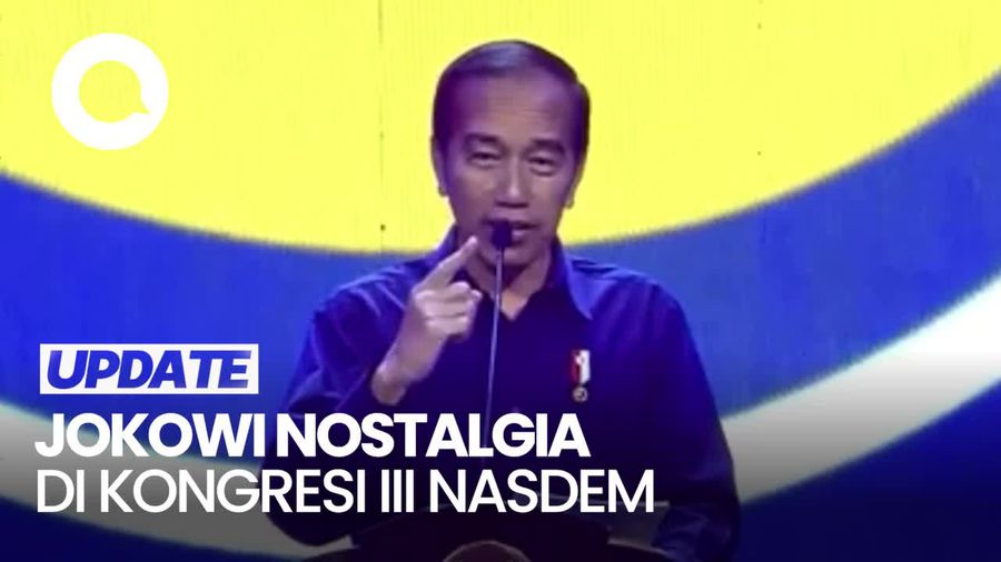 Hadiri Kongres III NasDem, Jokowi: Rasanya seperti Rasa yang Pernah Ada
