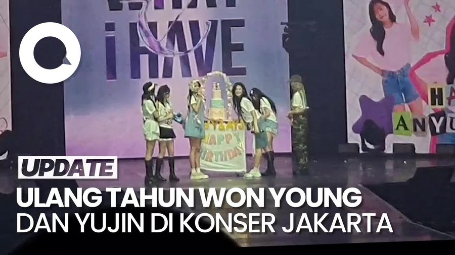 DIVE Rayakan Ulang Tahun Wonyoung dan Yujin IVE di Konser Jakarta