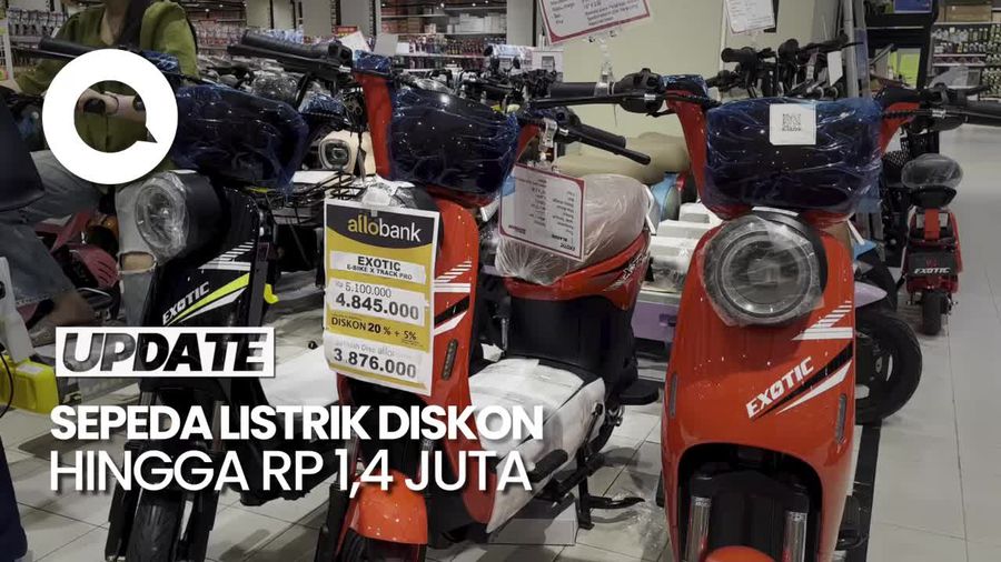 Ada Transmart Full Day Sale, Sepeda Listrik Diskon hingga Rp 1,4 Juta