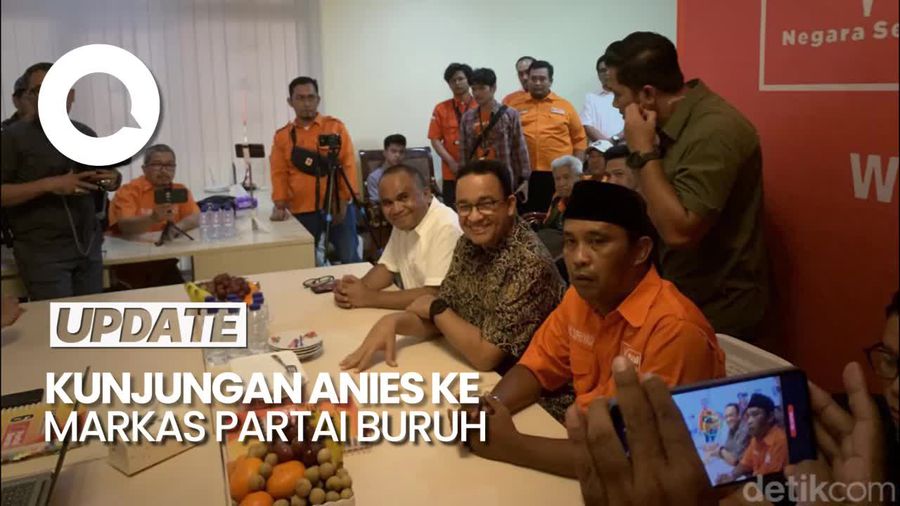 Anies Sambangi Kantor Partai Buruh, Bahas Apa?