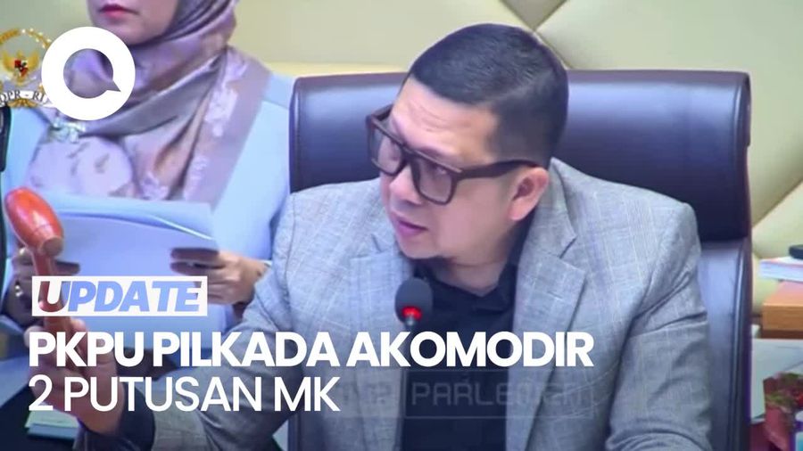 Tok! Komisi II DPR Sepakat PKPU Pilkada Akomodir 2 Putusan MK