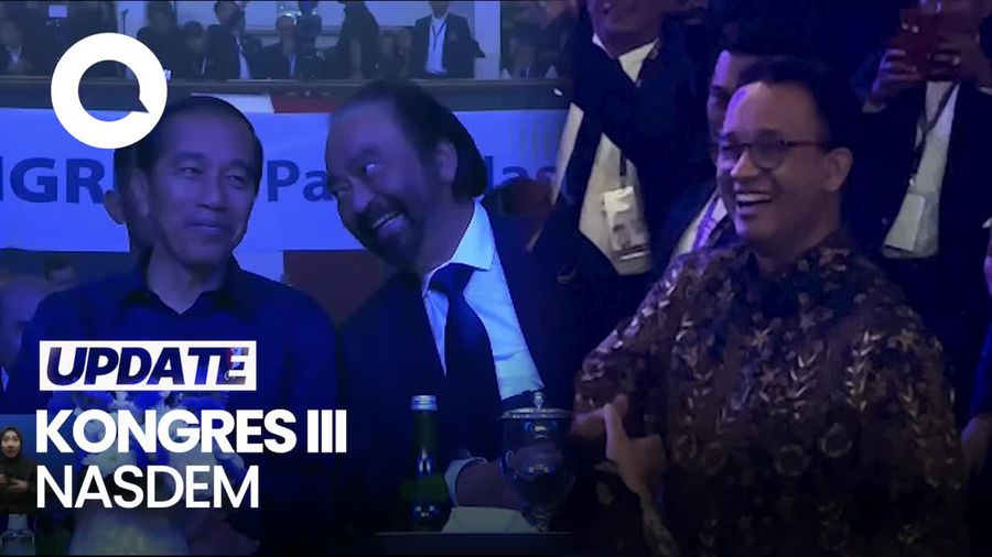 Jokowi-Anies Hadiri Pembukaan Kongres III Partai NasDem