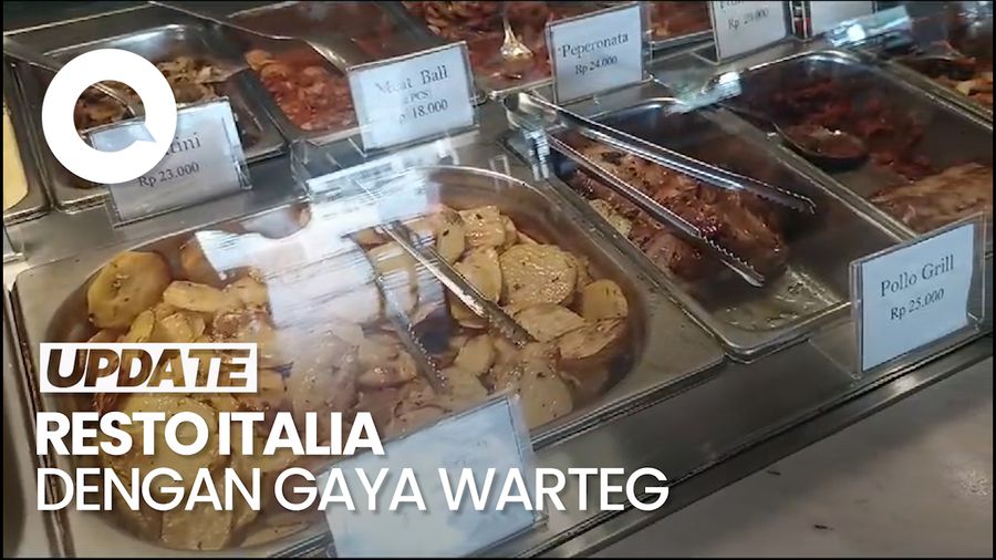 Nikmati Kuliner Italia dengan Gaya Warteg di Denpasar