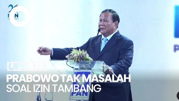 Prabowo: Apa Salahnya Izin Tambang Diberikan ke Yang Setia pada Negara?