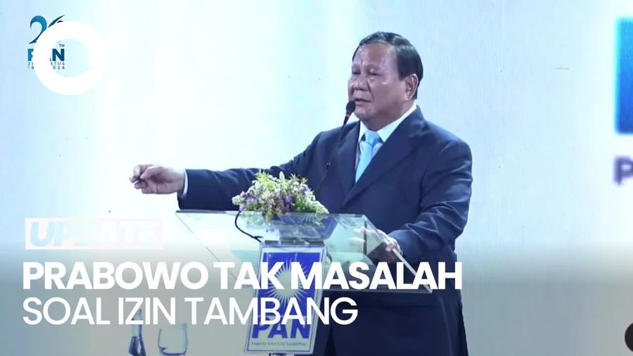 Prabowo: Apa Salahnya Izin Tambang Diberikan ke Yang Setia pada Negara?