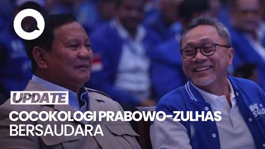 Cocokologi Bersaudara Bikin Prabowo-Zulhas Tertawa
