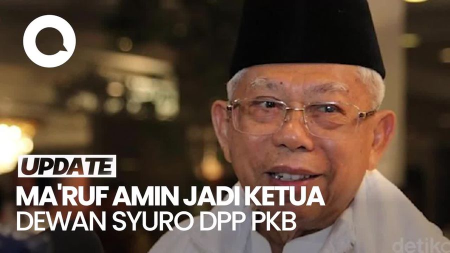 Wapres Maruf Amin Ditetapkan Jadi Ketua Dewan Syuro DPP PKB