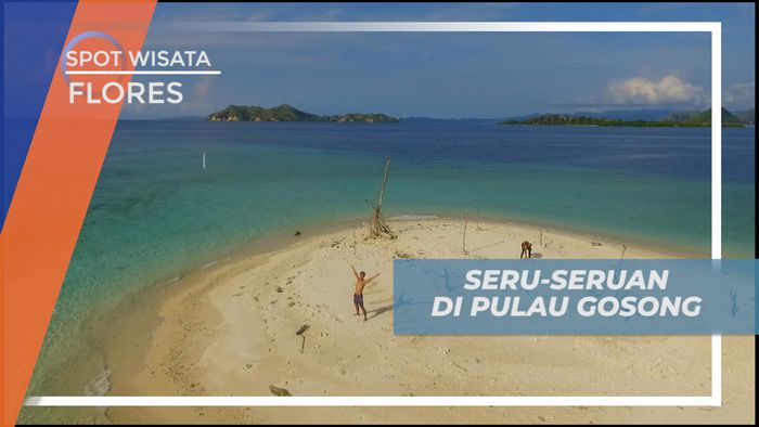 Seru-Seruan di Pulau Gosong Pasir, Gosongnya Di Bawah Sinar Matahari Flores