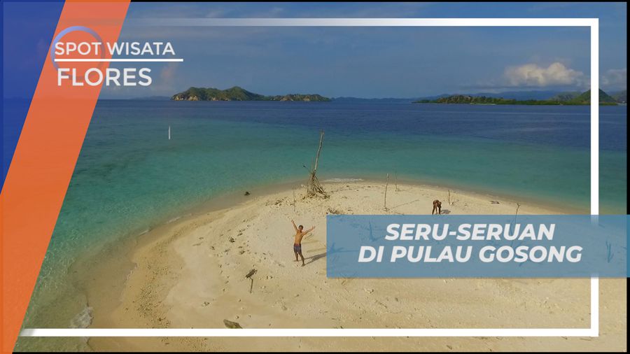 Seru-Seruan di Pulau Gosong Pasir, Gosongnya Di Bawah Sinar Matahari Flores