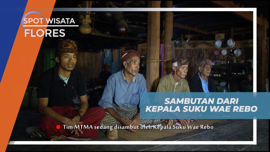 Sambutan dari Kepala Suku Wae Rebo, Manggarai Flores