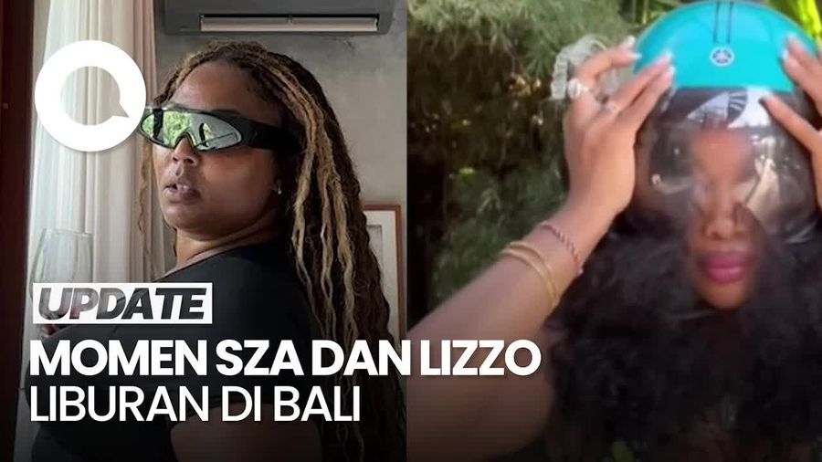 SZA dan Lizzo Asyik Liburan di Bali
