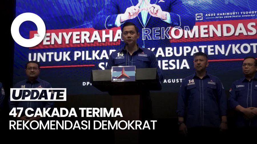 Daftar 47 Cakada Usungan Demokrat, Ada Muzakir-Fadhlullah di Pilgub Aceh