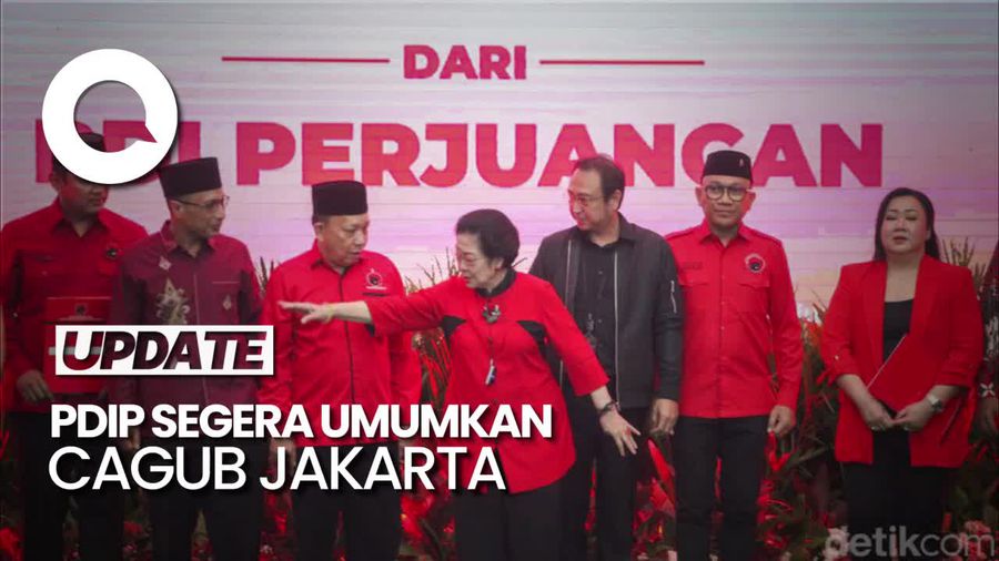 PDIP Bakal Umumkan Cagub-Cawagub Jakarta 1-2 Hari ke Depan