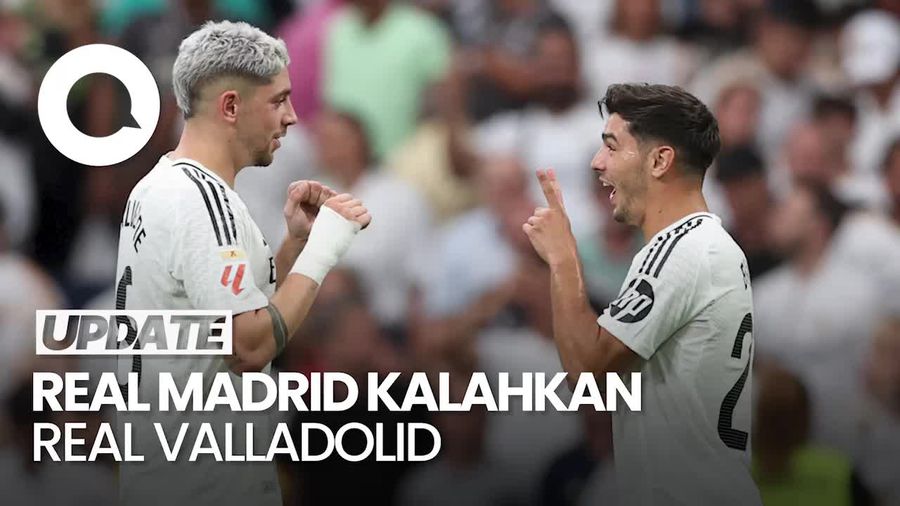 Endrick Bikin Gol Debut, Madrid Libas Valladolid 3-0