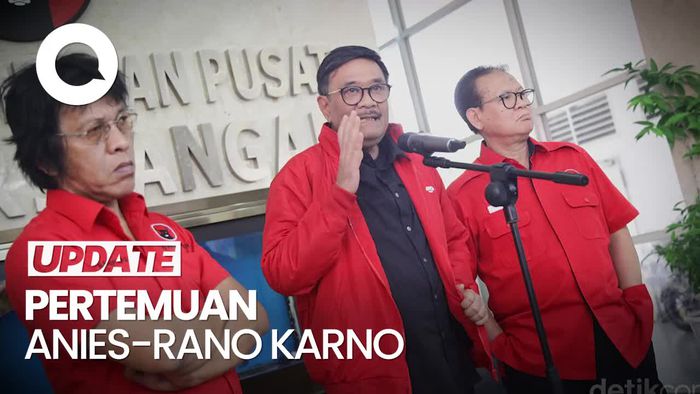 PDIP Benarkan Anies-Rano Karno Sempat Bertemu: Bicara Jakarta ke Depan