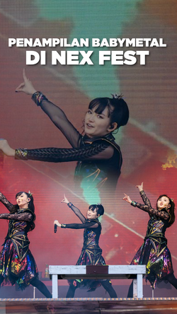 Aksi BABYMETAL di Panggung Nex Fest 2024