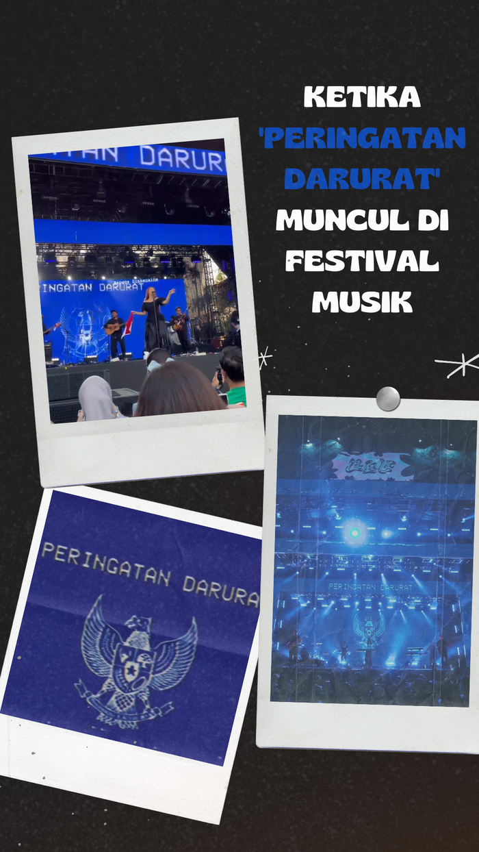 Peringatan Darurat Bergema di Festival Musik