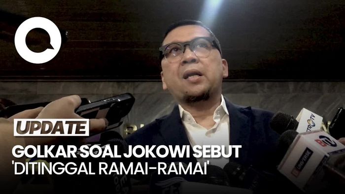 Kata Golkar soal Maksud Jokowi yang Sebut Ditinggal Ramai-ramai