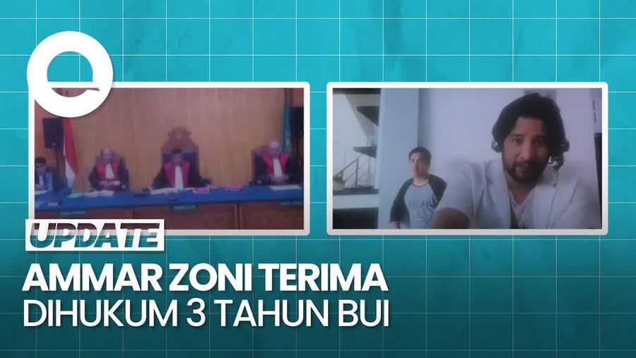 Divonis 3 Tahun Penjara, Ammar Zoni Terima