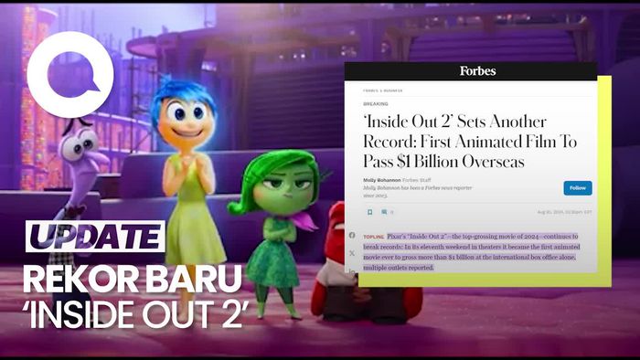 Inside Out 2, Kembali Pecahkan Rekor Baru