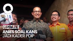 Jawaban Anies Saat Ditanya Kans Jadi Kader PDIP