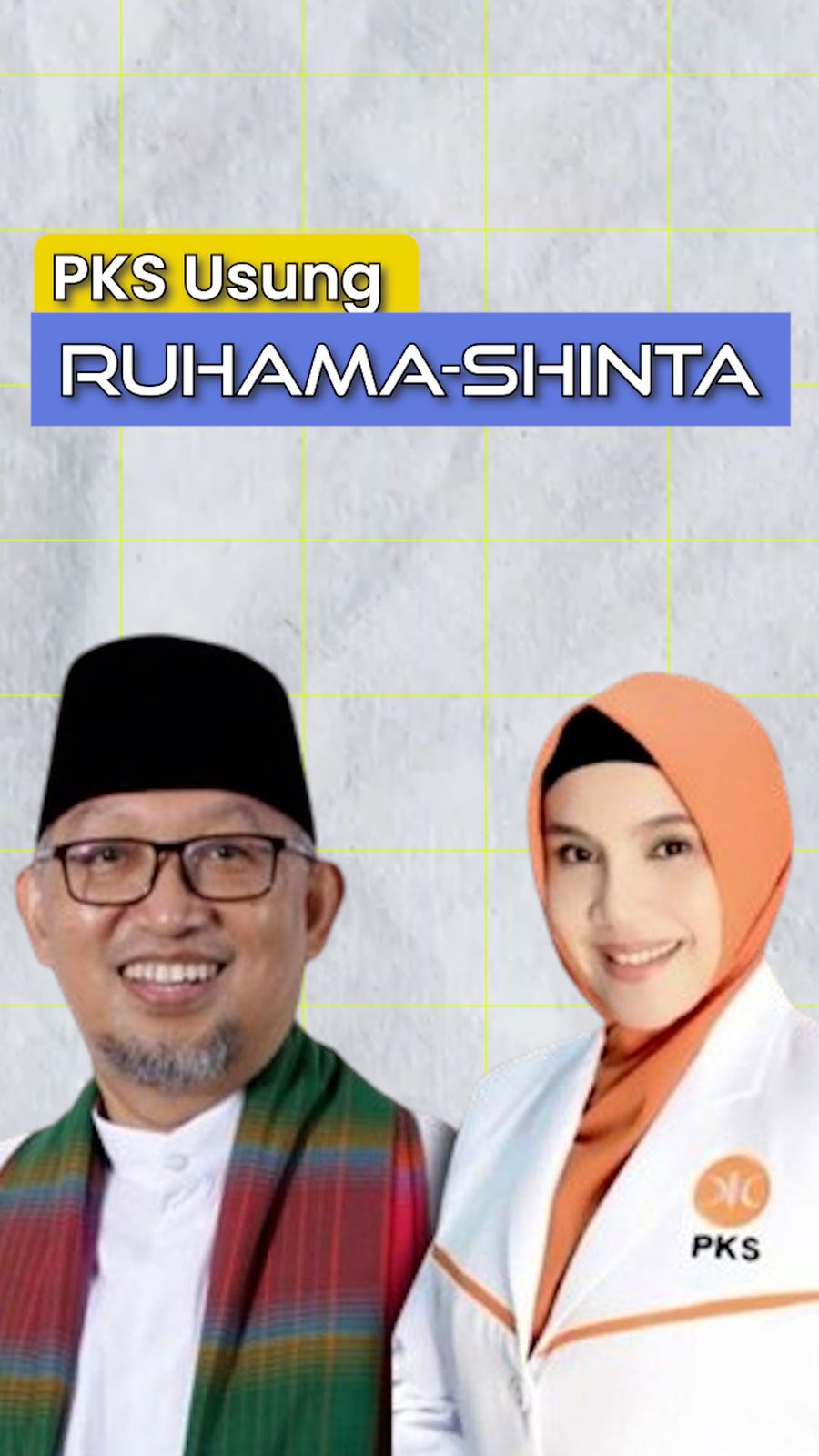 PKS Batal Usung Riza-Marshel di Tangsel