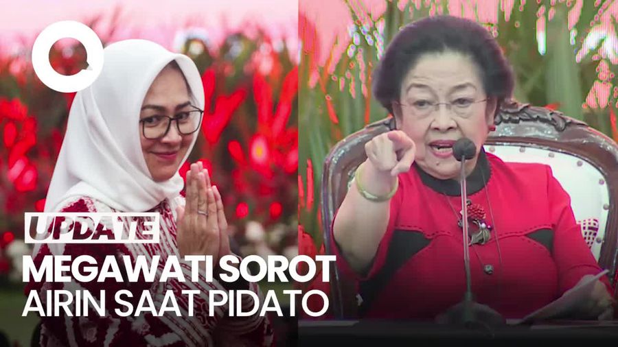 Kala Megawati Bolak-balik Sorot Airin, Mulai Pakaian hingga Bicara Lantang