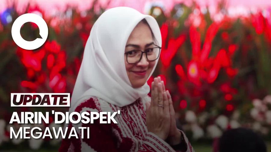 Ragam Reaksi Warganet soal Airin Diospek Megawati