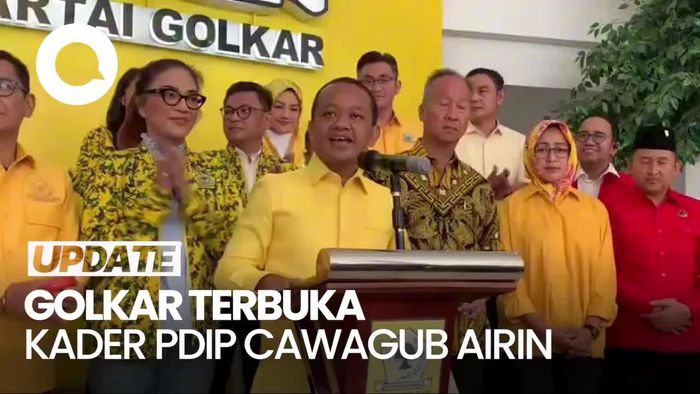 Bahlil soal Cawagub Airin Kader PDIP: Kami Tak Akan Minta Tukar Baju Kuning