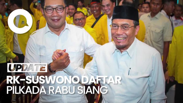 KPU Jakarta Sebut RK-Suswono Daftar Pilkada Rabu Siang