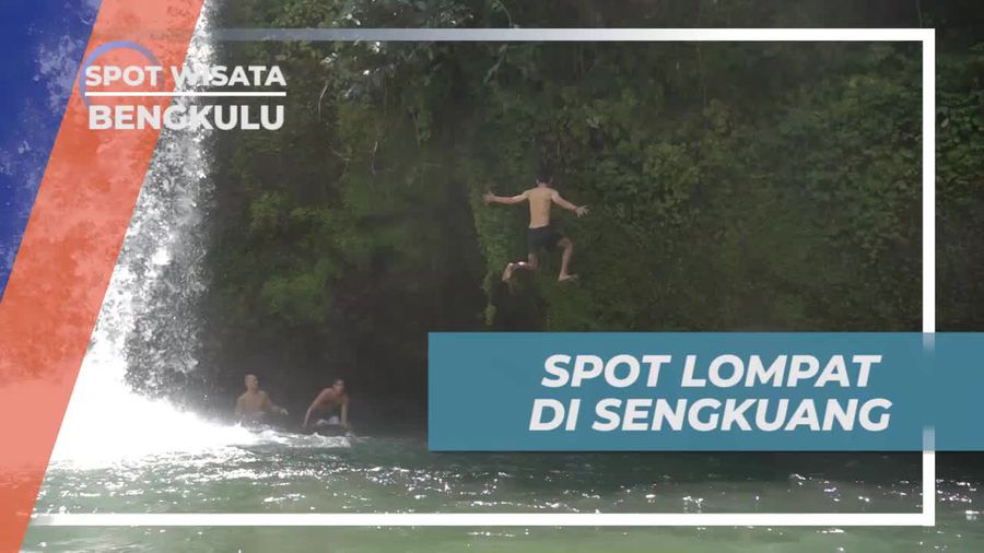 Melihat Spot Melompat di Air Terjun Sengkuang Bengkulu