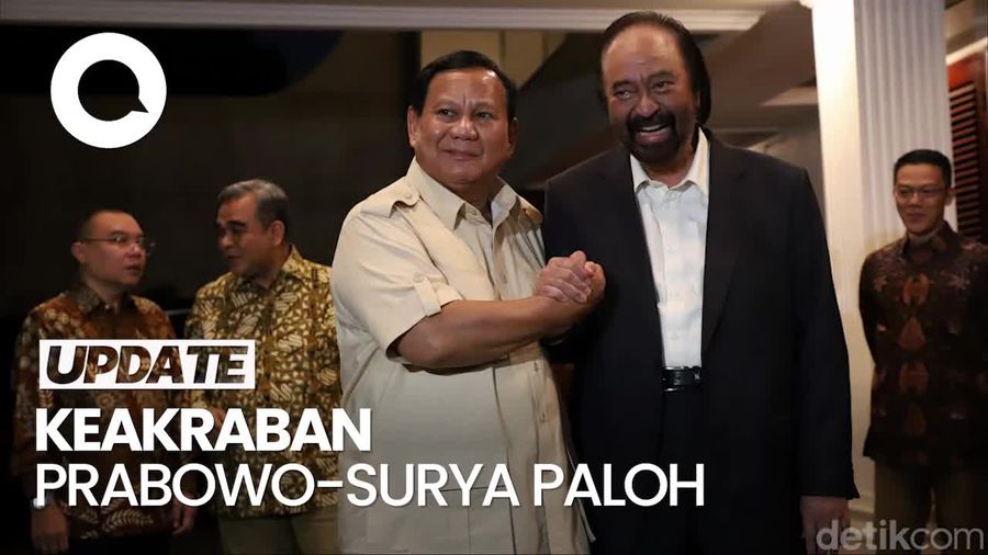 Prabowo: Sekarang Pak Surya Paloh Anak Buah Saya, Roda Kehidupan Berputar