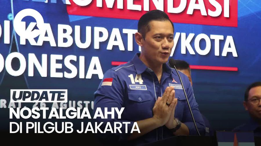 AHY Bernostalgia di Pilgub Jakarta saat Beri Dukungan ke RK-Suswono
