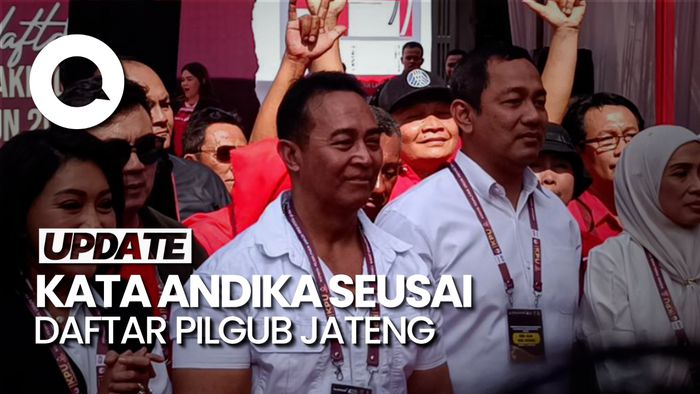Andika-Hendi Daftar Pilgub Jateng: Kami Siap Laksanakan Tahapan Selanjutnya