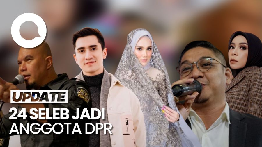 Daftar 24 Seleb yang Resmi Jadi Anggota DPR 2024-2029
