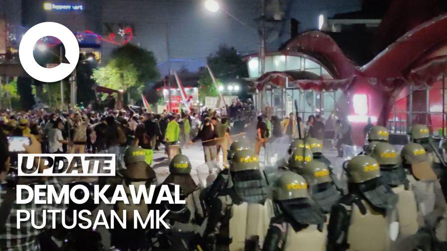 Sederet Fakta Kericuhan Demo Kawal Putusan MK di Semarang