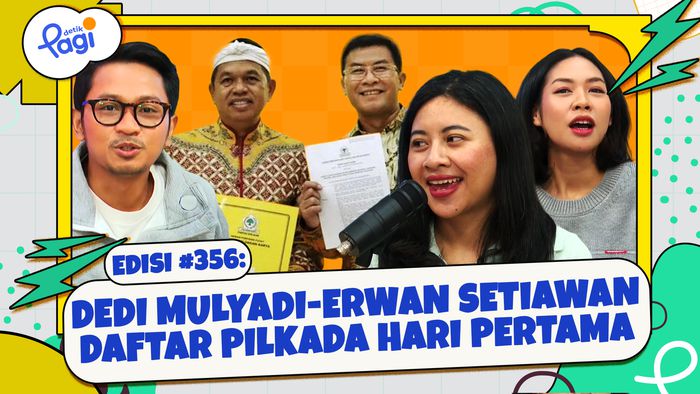 Dedi Mulyadi-Erwan Setiawan Daftar Pilkada Hari Pertama