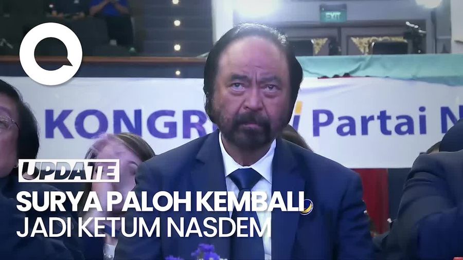Surya Paloh Ditetapkan Jadi Ketum NasDem Periode 2024-2029