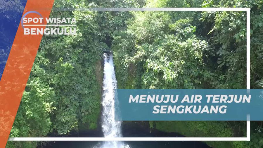 Naik Motor Cross Menuju Air Terjun Sengkuang Bengkulu