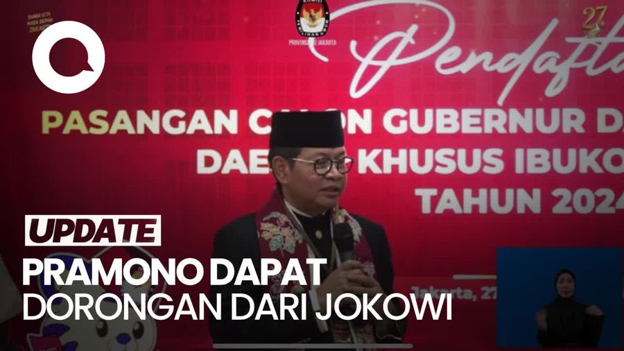 Pramono Anung Ungkap Dapat Dorongan dari Jokowi Maju di Pilgub Jakarta