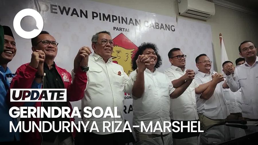 Gerindra Bantah Riza-Marshel Mundur Karena Elektabilitas Stagnan