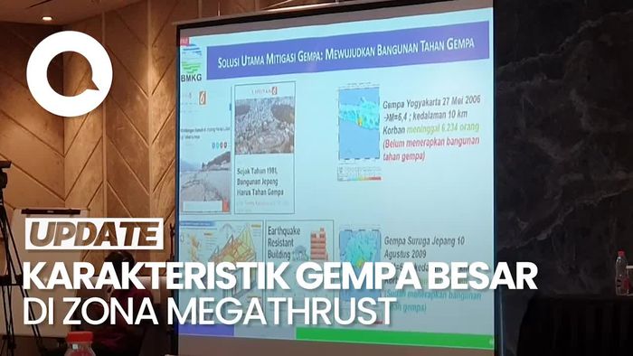 BMKG Ungkap Karakteristik Gempa Besar di Zona Megathrust