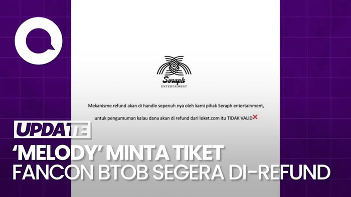 Melody Tuntut Kejelasan dari Promotor soal Refund Tiket Fancon BTOB