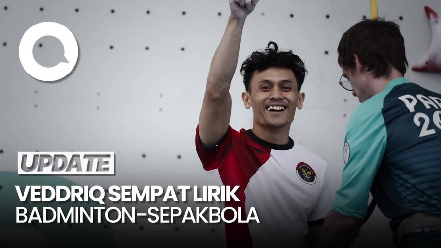 Buka-bukaan Veddriq Awalnya Tak Kepikiran Panjat Tebing, Tapi Sepakbola