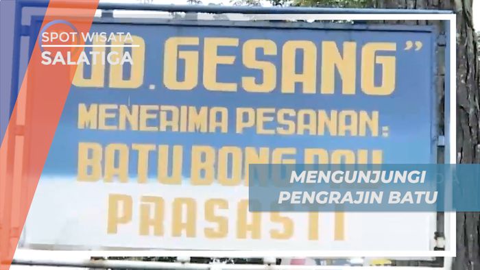 Menuju Pengerajin Pahat Batu Salatiga Jawa Tengah 