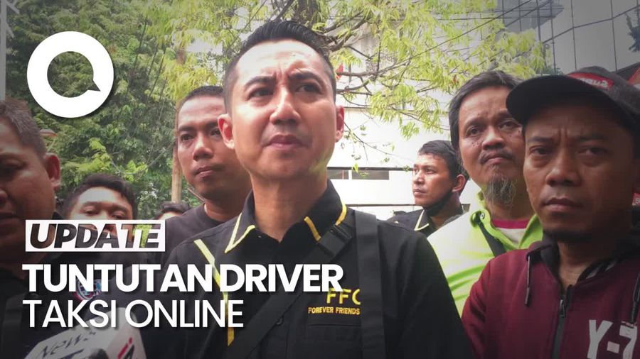 Isi Tuntutan Driver Taksi Online yang Gelar Demo di Depan Kantor Gojek