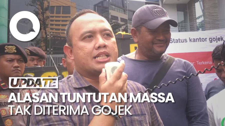 Gojek Temui Massa Aksi, Beri Penjelasan Alasan Tuntutan Tak Diterima
